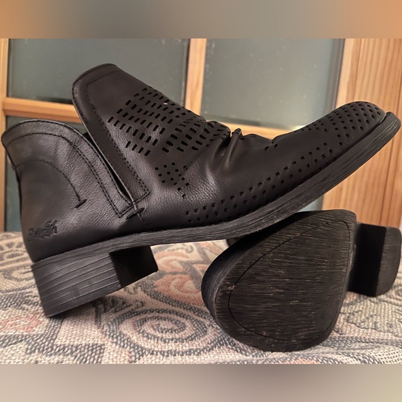 Blowfish Black Perforated Slip-On Booties - Picture 1 of 8